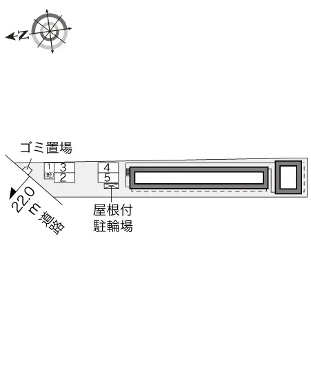 ★手数料０円★高槻市如是町 月極駐車場